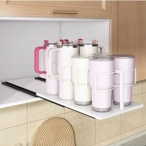 Stanley 40 oz Cup Organizer and Storage, Pull-Out for Stanley Cup Holder